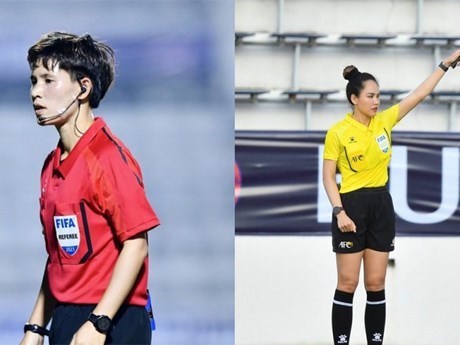 Arbitras vietnamitas trabajarán en Campeonato Asiático de Fútbol Femenino Sub-20 (Fuente:VFF)