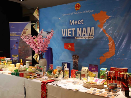 Productos vietnamitas presentados en el evento (Foto: VNA)