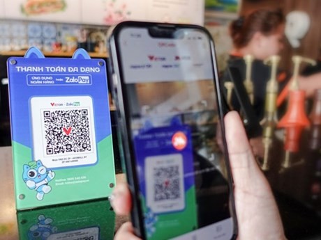 Los pagos en línea se están extendiendo rápidamente en Vietnam. (Foto: VNA)