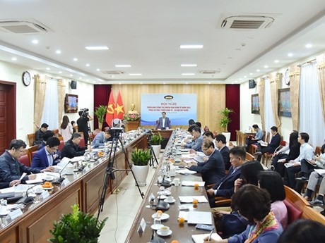 Panorama de la reunión. (Fuente: VNA)
