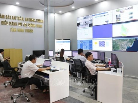 Centro de Operaciones Urbanas Inteligentes de la provincia de Ninh Thuan (Fuente: VNA)