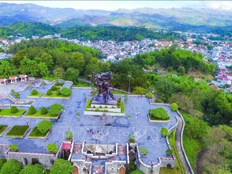 Monumento de la Victoria de Dien Bien Phu, en la provincia de Dien Bien (Foto: VNA)