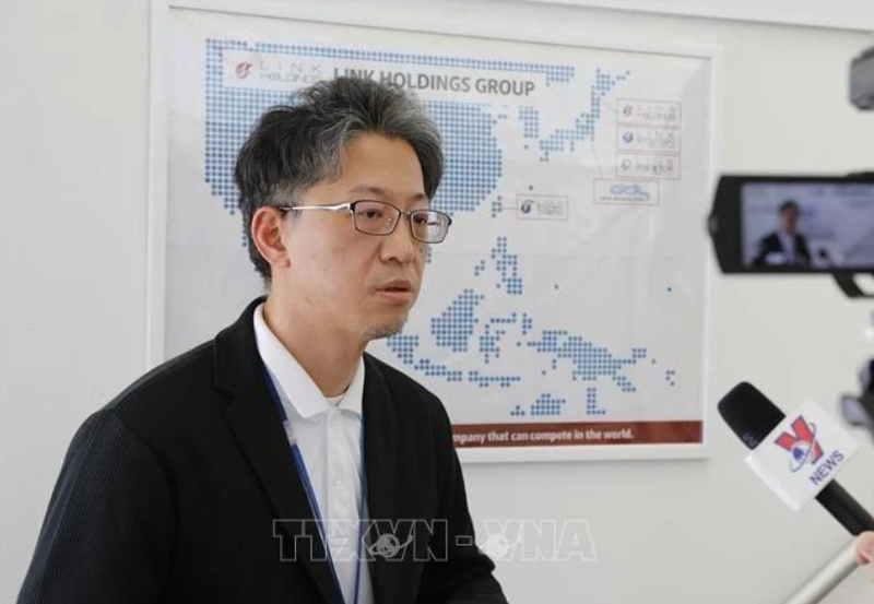 Jin Masahiko, jefe de desarrollo de sistemas de Link Station. (Foto: VNA)
