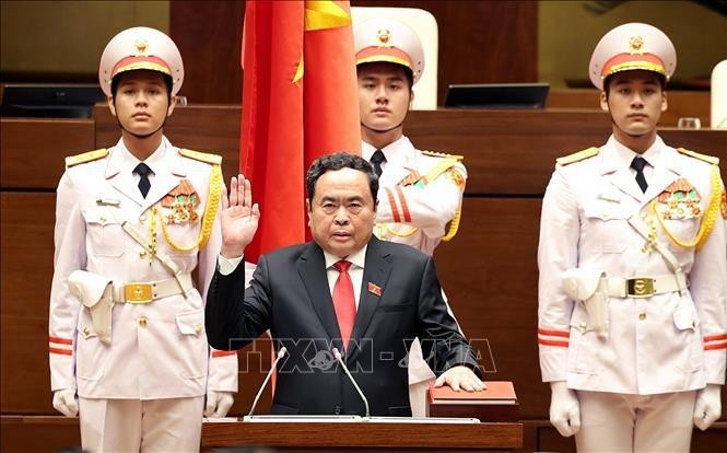 El presidente de la Asamblea Nacional de Vietnam, Tran Thanh Man (Fuente: VNA)