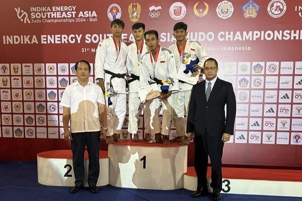 Vietnam lidera medallero del Campeonato de Judo del Sudeste Asiático 2024. (Fuente:bvhttdl.gov.vn)