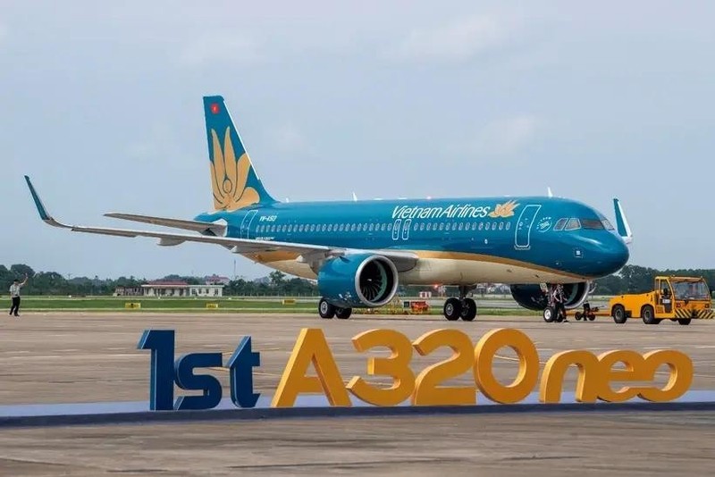 Vietnam Airlines da la bienvenida a su primer avión Airbus A320neo. (Fuente: Vietnamplus)