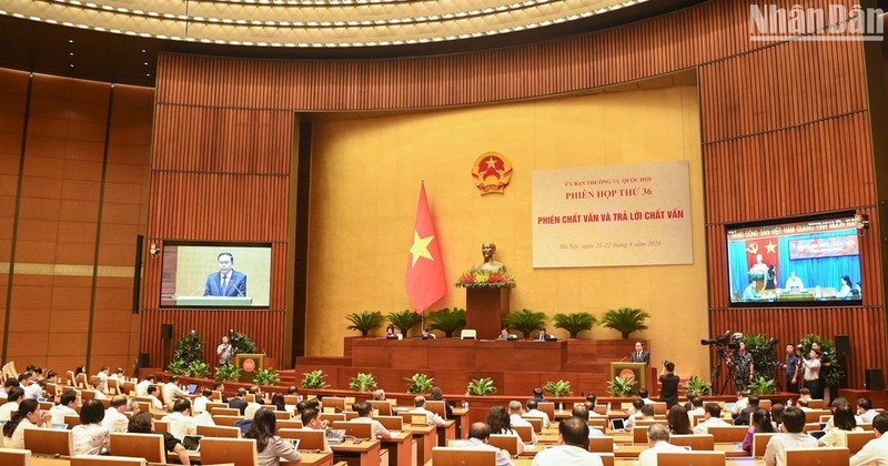 [Foto] Asamblea Nacional de Vietnam inicia sesión de interpelación