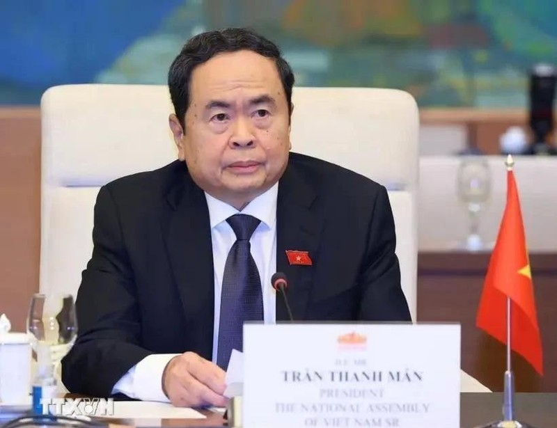 El presidente de la Asamblea Nacional de Vietnam, Tran Thanh Man. (Foto: VNA)