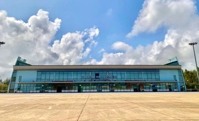 El aeropuerto de Dong Hoi, en la provincia central de Quang Binh. (Foto: Internet)