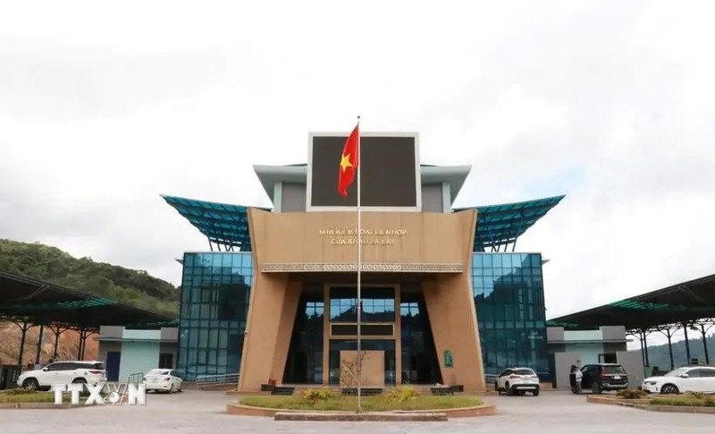 La puerta fronteriza internacional de La Lay, en provincia de Quang Tri. (Fuente: VNA)