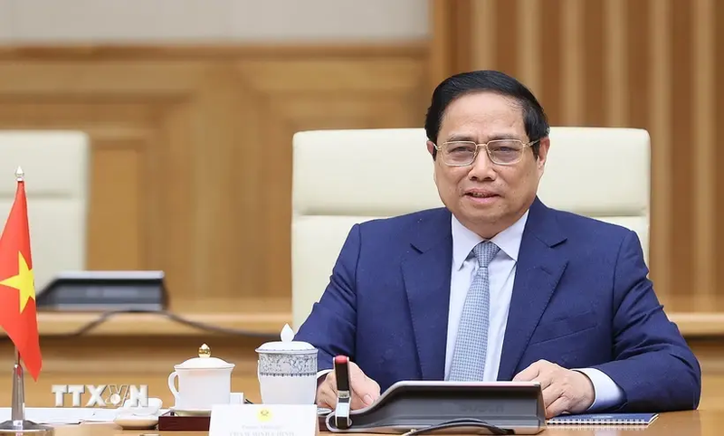 El primer ministro vietnamita, Pham Minh Chinh. (Fuente: VNA)