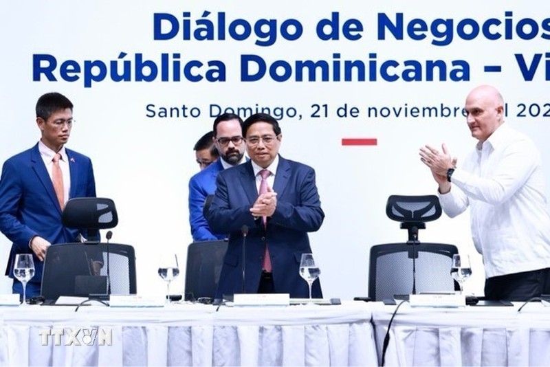 [Foto] Premier vietnamita asiste a Diálogo de Negocios República Dominicana - Vietnam