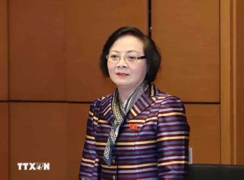 La ministra del Interior de Vietnam, Pham Thi Thanh Tra (Foto: VNA)