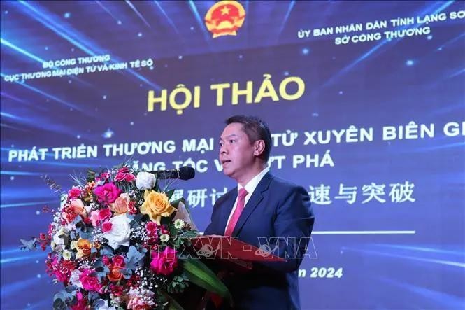 El vicepresidente del Comité Popular Provincial de Lang Son, Doan Thanh Son. (Foto: VNA)