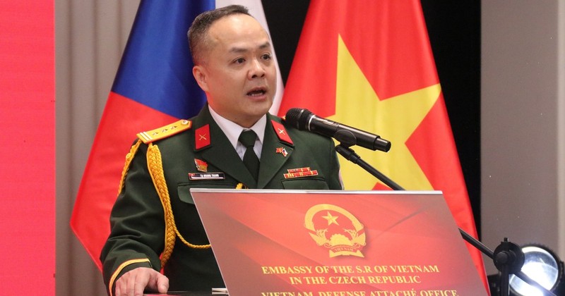 El coronel Tạ Quang Thanh, agregado de defensa de Vietnam en Praga. (Foto: VNA)