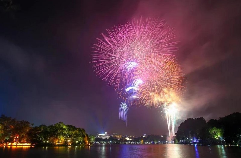 Fuegos artificiales iluminarán el cielo de Hanói en la celebración del Año Nuevo