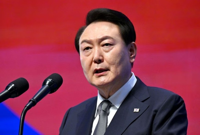 El presidente de Corea del Sur, Yoon Suk-yeol, realiza hoy una visita de dos días a Japón. (Fotografía: Reuters)