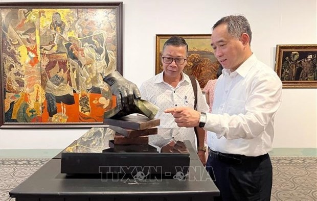 El Museo de Bellas Artes de Ciudad Ho Chi Minh alberga actualmente más de 22 mil artefactos, de diversos materiales y tipos. (Fotografía: VNA)