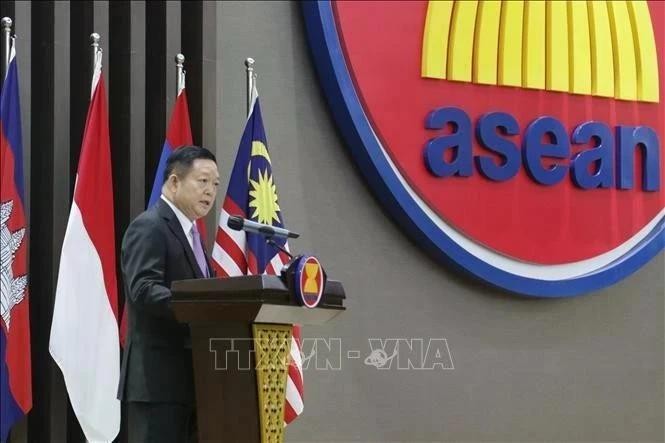 El secretario general de la Asean, Kao Kim Hourn. (Fotografía: VNA)