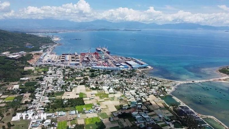 La zona económica de Van Phong, en la provincia vietnamita de Khanh Hoa. (Fotografía: VNA)