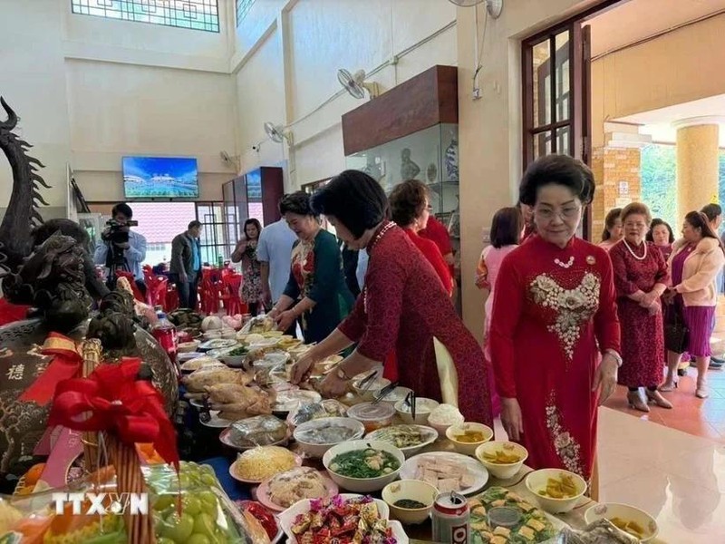 Vietnamitas en Tailandia se reúnen para celebrar el Tet. (Fotografía: VNA)