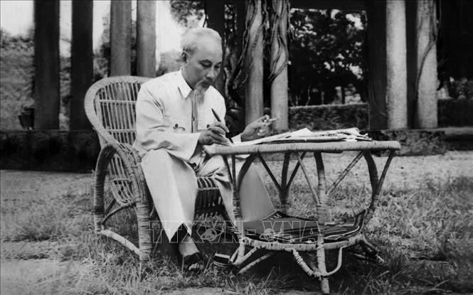 El Presidente Ho Chi Minh es el símbolo más bello del patriotismo y el heroísmo revolucionario vietnamitas. (Fotografía: VNA)