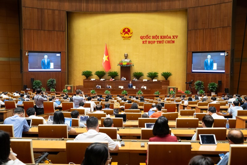 Panorama de la sesión. (Fotografía: daibieunhandan.vn)
