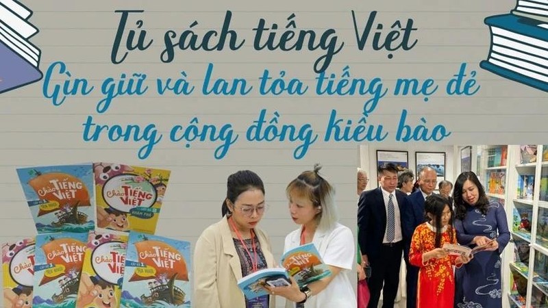 La comunidad vietnamita en Bélgica dispone de un lugar de encuentro literario para disfrutar de la lectura de valiosos libros en la lengua materna (Foto: VNA)