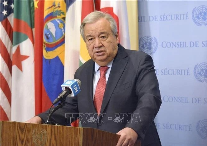 António Guterres, secretario general de la ONU. (Foto: Kyodo/VNA)