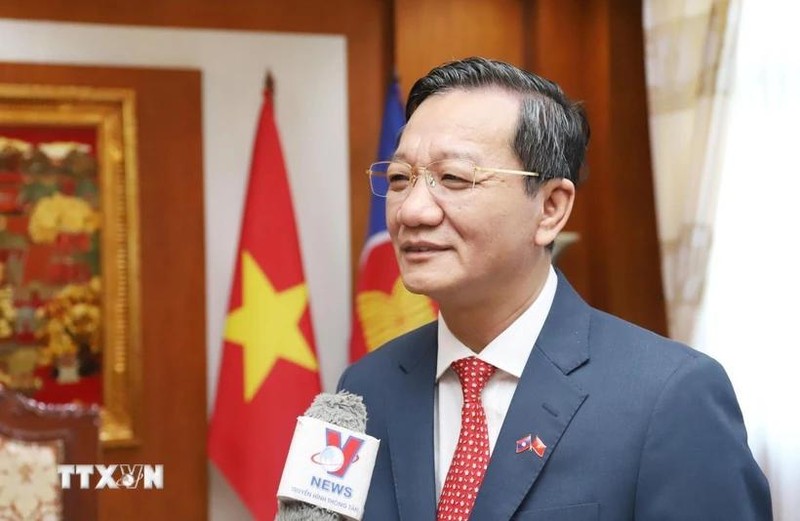 El embajador de Vietnam en Laos, Nguyen Minh Tam (Foto: VNA)