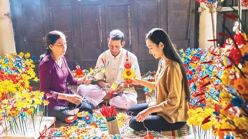 Los productos artesanales de la ciudad de Hue se presentarán en Europa. (Foto: Nhan Dan)
