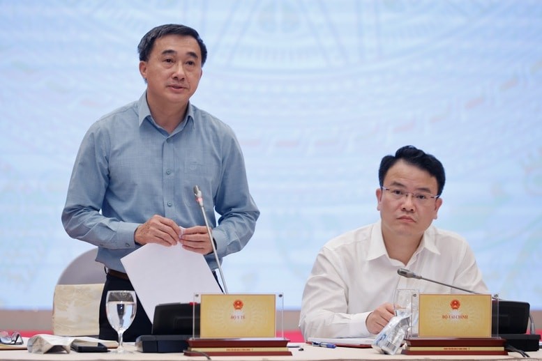 El viceministro de Salud, Tran Van Thuan, habla en el evento. (Foto: VGP)
