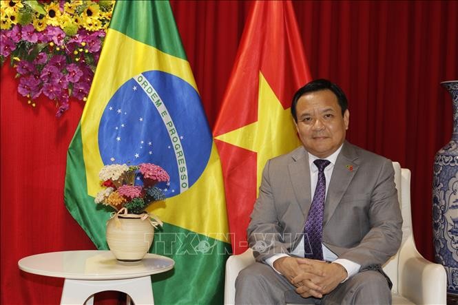 El embajador de Vietnam en Brasil, Bui Van Nghi (Foto: VNA)