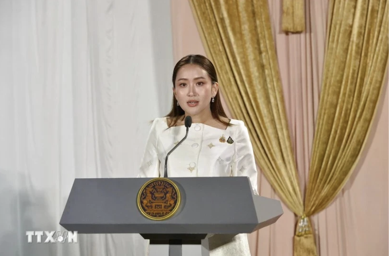 La primera ministra de Tailandia, Paetongtarn Shinawatra (Foto: VNA)