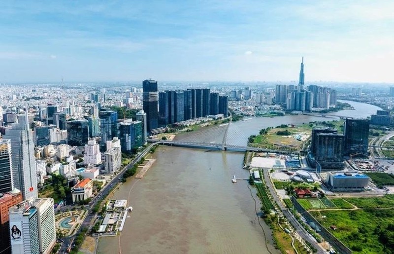 El río Saigón atraviesa Ciudad Ho Chi Minh. (Foto: VNA)