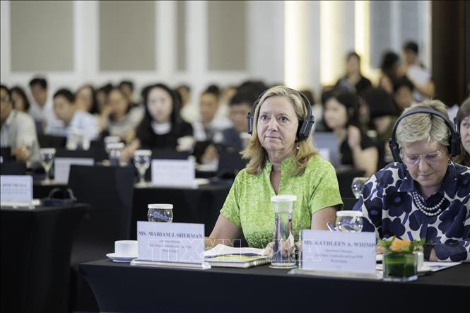 Mariam J. Sherman, directora del BM en Vietnam, Camboya y Laos (Foto: VNA)