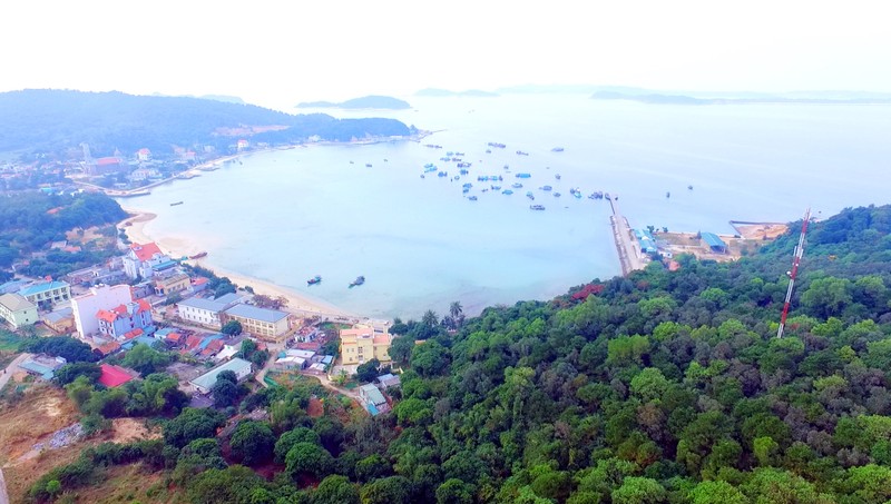 Un rincón de la comuna isleña de Thanh Lan. (Fotografía: baoquangninh.vn)