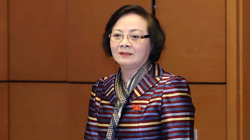 La ministra del Interior, Pham Thi Thanh Tra. (Foto: VNA)