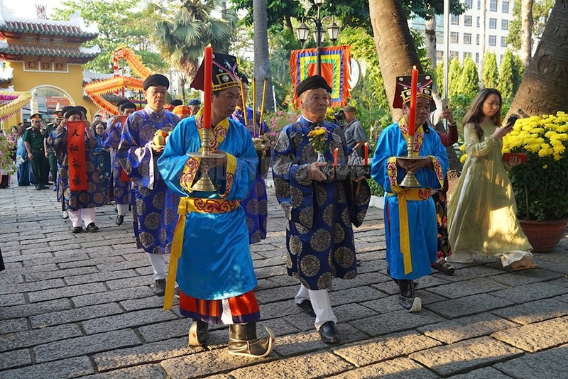 Un rito en el Festival Khai Ha – Cau An (Foto: hcmcpv.org.vn)