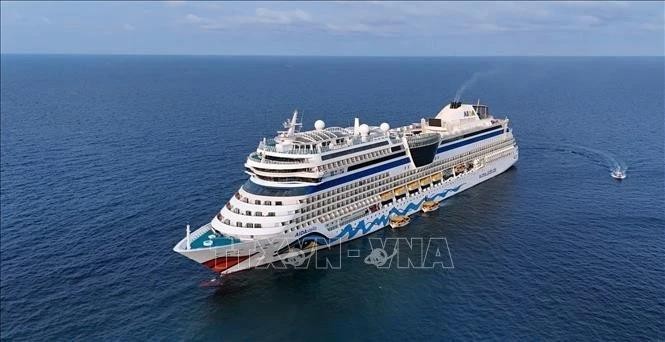 El crucero Aida Stella llega a Phu Quoc (Foto: VNA)