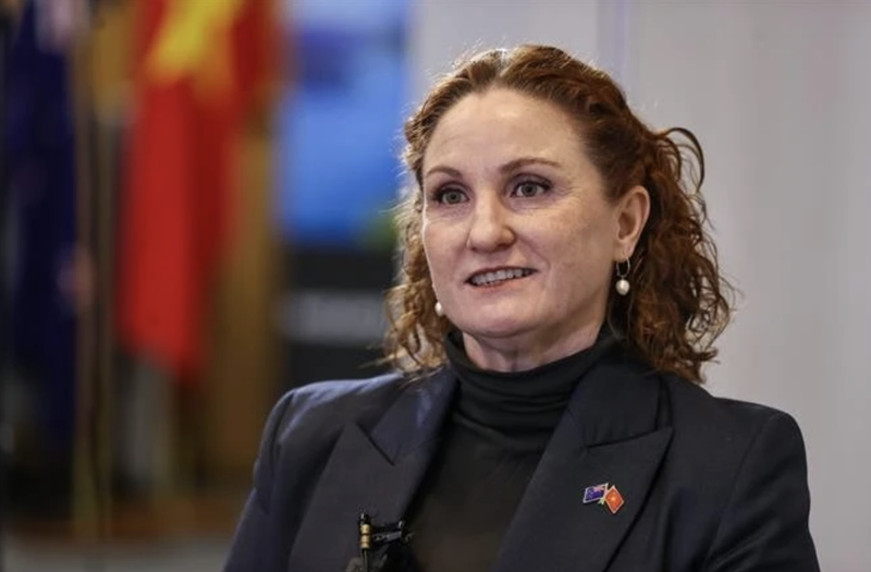 La embajadora de Nueva Zelanda en Vietnam, Caroline Beresford. (Foto: VNA)