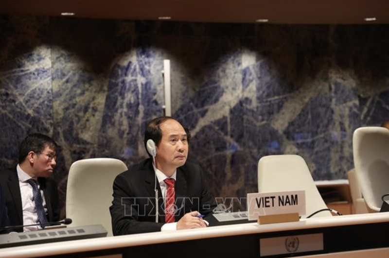 El viceministro de Interior de Vietnam Nguyen Van Hoi en el evento.(Foto: VNA)