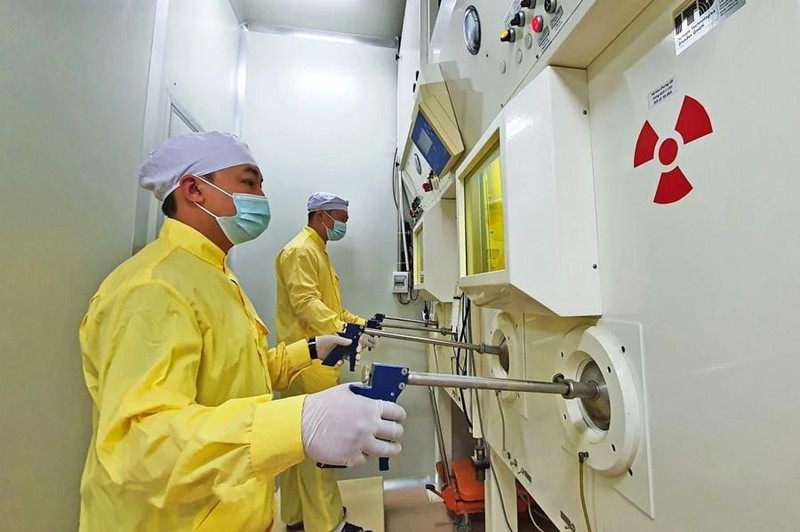 En el Instituto de Estudio Nuclear de la ciudad de Da Lat. (Foto: hanoimoi.vn)