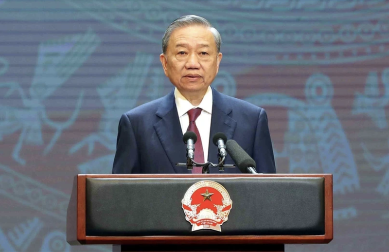 El secretario general del Partido Comunista de Vietnam, To Lam (Foto: VNA)