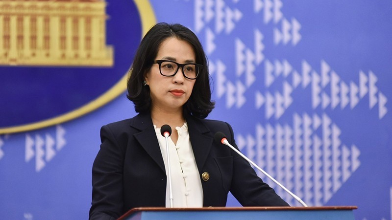 La portavoz del Ministerio de Relaciones Exteriores vietnamita, Pham Thu Hang. (Foto: Ministerio de Relaciones Exteriores vietnamita)
