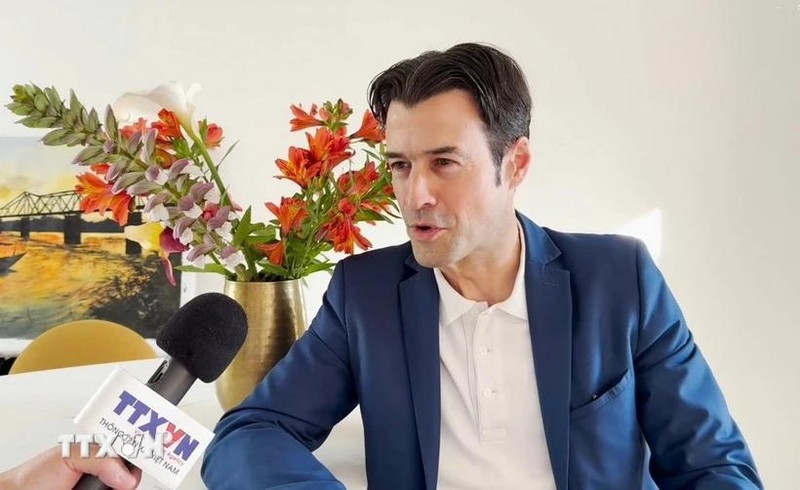 El historiador Pierre Journoud (Foto: VNA)