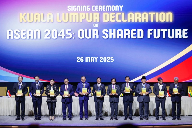 Dirigentes de los países miembros de la Asean. (Foto: VGP)