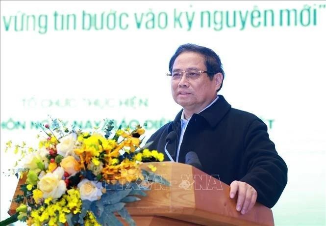 El primer ministro Pham Minh Chinh. (Foto: VNA)