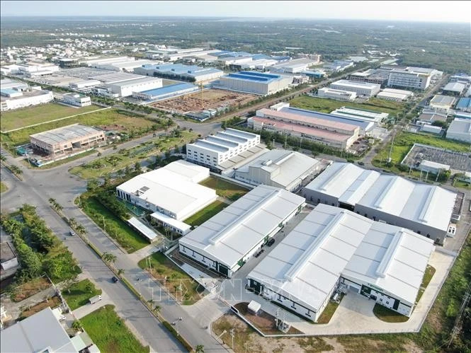 Una parque industrial en la provincia de Long An. (Foto: VNA)