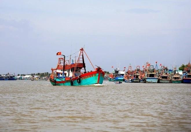 Las autoridades de Tien Giang han implementado políticas para modernizar la flota pesquera y apoyar las operaciones en aguas de alta mar. (Foto: VNA)